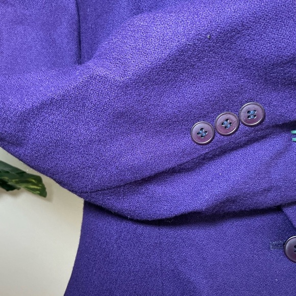 Vintage Pendleton Purple Blazer Size 14 - Picture 5 of 12